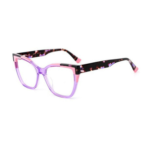 YD1400 nuova laminazione acetato montature da donna occhiali da vista qualità all'ingrosso montature ottiche acetato occhiali da sole montature - Product Image 1
