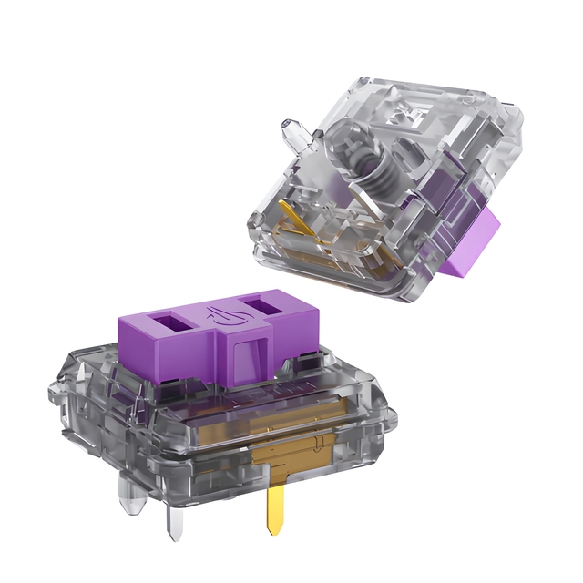 Kailh Linear Switch 3Pin Mechanical Keyboard Switches High Stability Long Spring Heavy Tactile 50M Lifespan Custom Gaming Switch