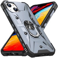 Coque de Protection complète en métal pour Iphone 14, 13, 12, 11, XR, support de voiture à 360 degrés pour Apple Iphones