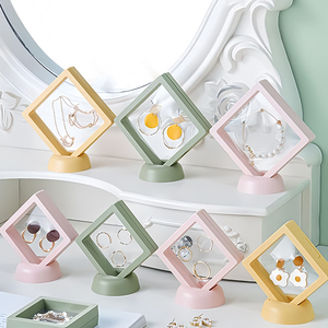 Boîte de présentation à cadre flottant en 3D avec logo personnalisé film PE Easy Snap conception étanche pour bijoux mallette de rangement en plastique - Product Image 6