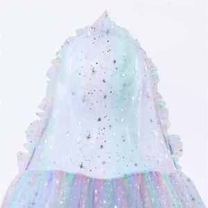 Fille anniversaire Halloween Costume enfant Sequin Elsa LED <span class=keywords><strong>Cape</strong></span> à capuche <span class=keywords><strong>Reine</strong></span> <span class=keywords><strong>des</strong></span> <span class=keywords><strong>neiges</strong></span> Princesse Illuminé Flocon de neige Lumière Puffy <span class=keywords><strong>Cape</strong></span> - Product Image 6