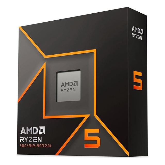AMD Ryzen 5 9600X 6Core 3.9GHz with Socket AM5 65W Desktop Processor Support X870E or X670E Gaming Motherboard