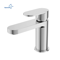 Robinet de lavabo à levier unique certifié CUPC avec commande à poignée unique et bec de style américain