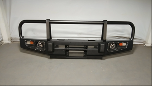 Pare-chocs avant en acier de haute qualité avec barre à taureau pour <span class=keywords><strong>Nissan</strong></span> Patrol Y60 comprend des découpes de crochet de remorquage - Product Image 2