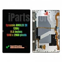 Écran de remplacement IPARTS pour Samsung Galaxy Tab S9 Ultra 5G SM-X910 SM-X916B SM-X918U, assemblage d'écran tactile AMOLED 120Hz OEM