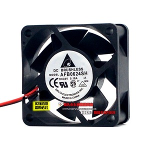 เดลต้า Afb0624sh พัดลมไร้แปรงถ่าน 60 มม. 24V ดีซี สำหรับอินเวอร์เตอร์ พร้อมลูกปืนคู่ - Product Image 1