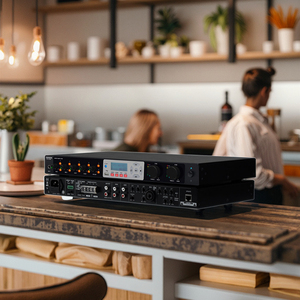 DEKEN-Amplificador <span class=keywords><strong>de</strong></span> potencia <span class=keywords><strong>de</strong></span> <span class=keywords><strong>audio</strong></span> para hotel, sistema PA Bgm, mezclador amplificado, wifi, 150 W, nuevo, W - Product Image 6