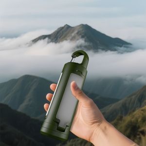 Lámpara de Camping Recargable por USB, Portátil, LED Brillante para Exteriores, con Gancho para Colgar, Linterna Plegable de 3 Aspas - Product Image 2