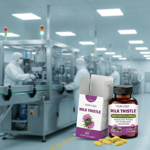 OEM/ODM Volwassen Mariadistel Complex Capsules - Aangepaste Private Label Leverondersteunende Supplement 60 Capsules - Product Image 6