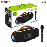 Enceinte d'extérieur 120W Subwoofer BassUp 2.0 avec 24 heures d'autonomie, étanche IPX6, éclairage RGB intégré