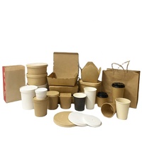 Boîtes rigides en papier kraft biodégradable et recyclable de qualité alimentaire avec fermeture magnétique pour les restaurants de restauration rapide à emporter, avec logo personnalisé