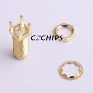 HC-SMA6565-13H-G RF Coaxial Connector Through hole Component (THT) Connector Board-to-Board Inner Hole 1 13mm - Product Image 2