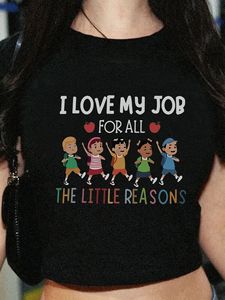 Hot Selling Clothing Europe America Summer New Sexy Sweet Spicy Printed Personalized Dark <strong>Y2K</strong> <strong>Top</strong> Women's T-shirts - Product Image 3