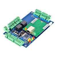 Panel de Control de Acceso TCP/IP Wiegand para 1/2/4 Puertas, Controlador de Acceso a Red Wiegand de 26/34 Bits con Software Gratuito, OEM ODM