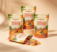 OEM Vitamine Gummy Verpakking Zakje Mat Zelfstaand Ziplock Zakje voor Zachte Snoepjes