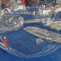 Ballon d'eau gonflable sphérique transparent en PVC pour jeux aquatiques décontractés et sportifs – Vente chaude