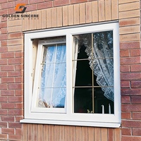 Fenêtre d'inclinaison et de rotation en aluminium anodisé GS pour une application résistante à la corrosion