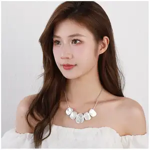 Heart Pendant Necklace collar perlas Of Luxury With Letter Earrings Cross Set For Women Birth Flower Silver925 Necklace Men'S