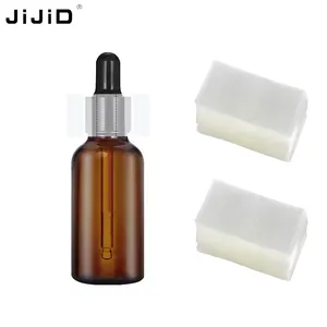 JIJID带玻璃滴管瓶包装聚氯乙烯聚酯热缩套薄膜印刷透明半透明塑料收缩标签