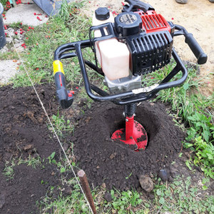 Tarière à terre robuste <span class=keywords><strong>pour</strong></span> piquets, perceuse agricole et de jardinage <span class=keywords><strong>pour</strong></span> la réalisation de <span class=keywords><strong>trous</strong></span> dans le sol - Product Image 5