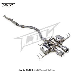 Sistema de Escape Catback Valvetronic Personalizado para <span class=keywords><strong>Honda</strong></span> <span class=keywords><strong>CIVIC</strong></span> <span class=keywords><strong>Type</strong></span> <span class=keywords><strong>R</strong></span>/<span class=keywords><strong>Type</strong></span>-<span class=keywords><strong>R</strong></span> 2.0T 2017-2023, Tubos de Escape Deportivos de Acero Inoxidable - Product Image 2