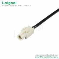 Kabel 535 Decar Female FAKRA HSD Z ke B, otomotif untuk BMW E90/E87/E70 CIC Retrofit