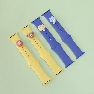 Bracelet de montre de créateur, breloques, décoration de clous métalliques, poupées en résine 3D pour Apple <span class=keywords><strong>DW</strong></span> Garmin <span class=keywords><strong>Casio</strong></span> Cartier Omega Watch Strap - Product Image 5