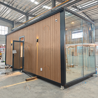 Maisonnette Modulaire Préfabriquée de Luxe en Verre Miroir, Ecolodge, Maison d'Hôtes Mobile pour Airbnb, Cabane, Hôtel