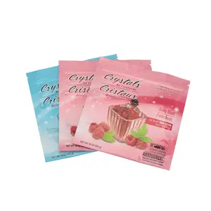 Tùy chỉnh thiết kế nhựa Ziplock Pouch cấp thực phẩm trái cây đông lạnh thịt bánh bao bao bì túi