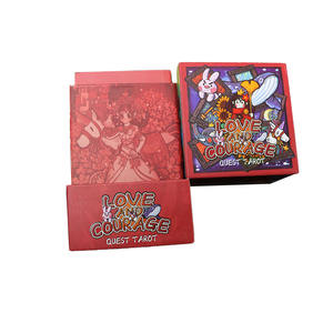 निर्माता निर्मित आकर्षक होलोग्राफिक टैरो कार्ड कस्टम प्रिंट सुरक्षात्मक पैकेजिंग के साथ - Product Image 5