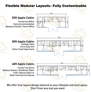 模块化移动小型钢屋可扩展集装箱预制吊舱酒店集装箱舱太空舱苹果舱设计 - Product Image 5
