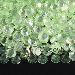 Oleeya Usine En Gros 6mm Flatback Strass Galaxy Série Résine Non Hot Fix Strass sur Strass pour Gobelets Résine Artisanat - Product Image 4