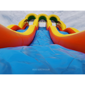 Trẻ em cao cấp thương mại 18 'bơm hơi Ba làn trượt nước với tải trở lại làm bằng bạt PVC 0.55mm không chì - Product Image 3