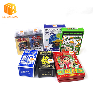 Jeu de Mahjong de haute qualité, cartes de jeu de Mahjong durables, taille <span class=keywords><strong>poker</strong></span> - Product Image 1