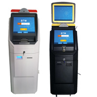 Kiosque libre-service Terminal ATM Pos Kiosque de paiement en espèces à écran tactile Machine ATM BTM Kiosque libre-service à impression automatique