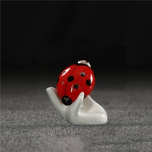 Ocarina de cerámica de 6 agujeros con diseño de mariquita colorida, al por mayor, para principiantes y niños, instrumento musical de aprendizaje temprano. - Product Image 6
