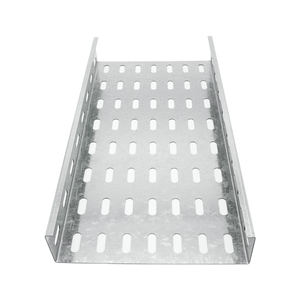 Gouttière de câbles perforée en zinc, aluminium et magnésium, système de support de câbles durable pour les usines industrielles - Product Image 1
