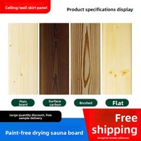 Planches de bardage en bois d'épinette, de pruche et de cèdre anti-fissuration et anti-déformation pour murs extérieurs
