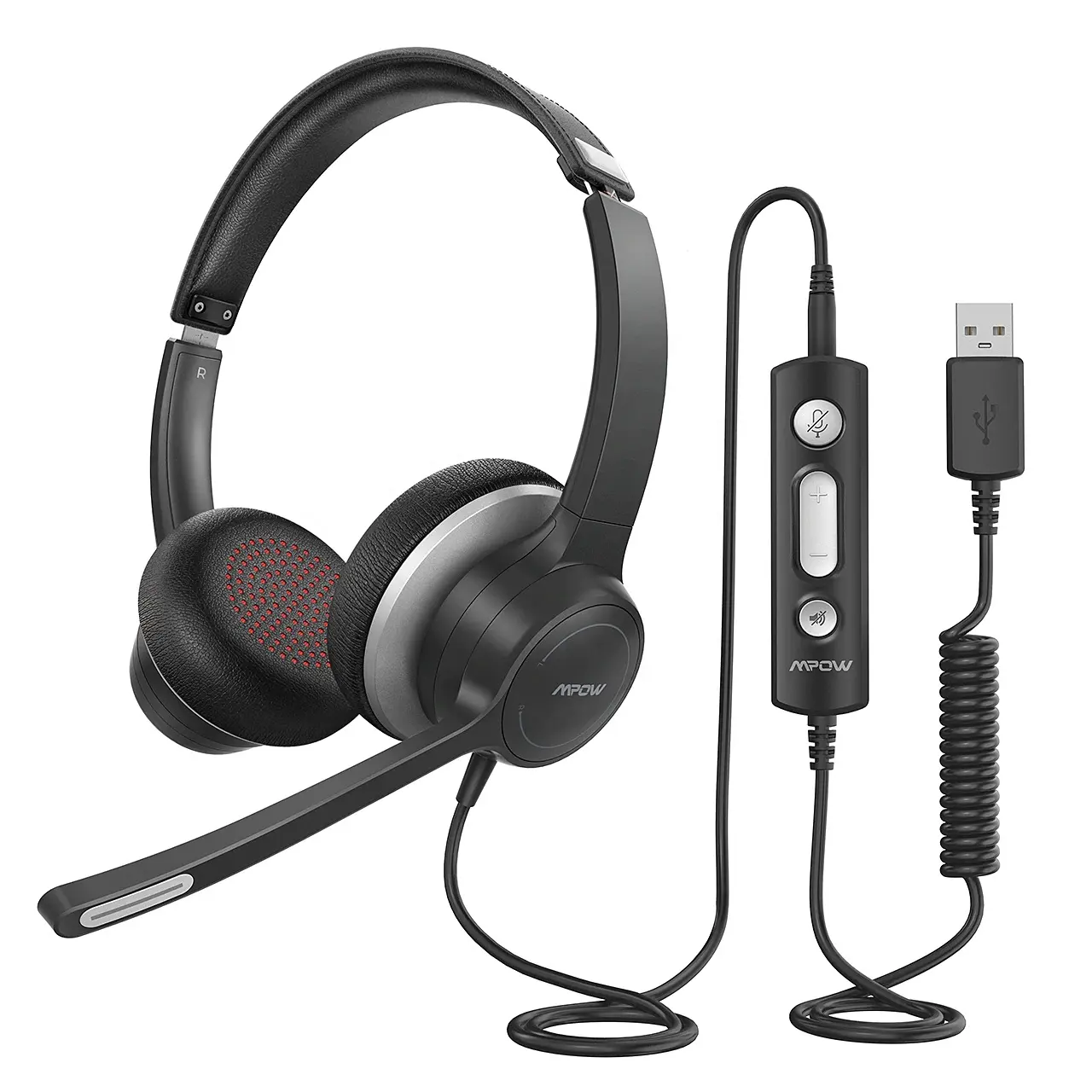 mpow hc6 usb /3.5mm Dual-purpose microphone voice usb ios android mac window business gaming headset