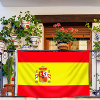 Bandera Comercial Impermeable de 3x5 Pies con Logotipo Personalizado, Impresa Digitalmente en Poliéster 100%, Bandera Publicitaria Personalizada con Piezas de Aluminio