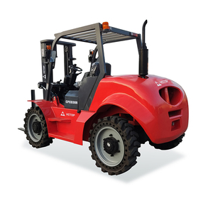 Hitop 3,5 T 3 Ton 2,5 Ton 5 t Camiones Carretilla elevadora 4WD Potente todoterreno diésel Carretilla elevadora para terrenos difíciles a la venta - Product Image 3