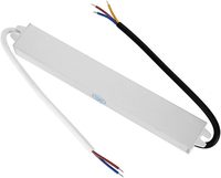 Conducteur LED 36 Watts 3A, Alimentation LED 12V, Transformateur 120V vers 12V Étanche IP67 pour l'éclairage LED intérieur et extérieur