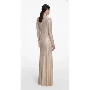 Gaun Bodycon Lengan Panjang Berpayet Wanita, Gaun Malam Elegan untuk Pesta, Acara Cocktail & Acara Black Tie - Product Image 5