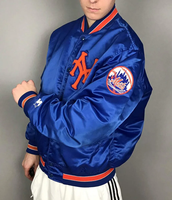OEM ODM, veste universitaire en satin avec patchs au design personnalisé, broderie d'appliques, impression par sublimation, blouson de baseball, blouson en satin