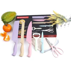 Colorful Kitchen Utensils Set Professional Kitchen Knife Set