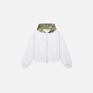 Sudadera con Capucha Finch Garment Personalizada, 460 GSM, Gruesa, con Costura Inversa, Doble Cremallera, de Algodón French Terry, Forro de Camuflaje - Product Image 4