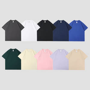 Camiseta de algodón impresa personalizada al por mayor 230GSM Mens Plain - Product Image 4