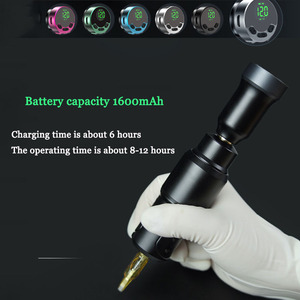 แบตเตอรี่เครื่องสักไร้สาย RCA 1600mAh จอแสดงผลดิจิตอล อะลูมิเนียมอัลลอยด์ พกพาสะดวก - Product Image 6
