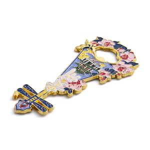 Imán de Refrigerador de Esmalte Suave con Diseño Único, Recuerdo Personalizado de Lugares Turísticos Tradicionales Chinos - Product Image 4