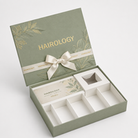 Boîte rigide en carton personnalisée avec logo, ruban, écologique, pour cadeaux, cosmétiques, bijoux, vêtements